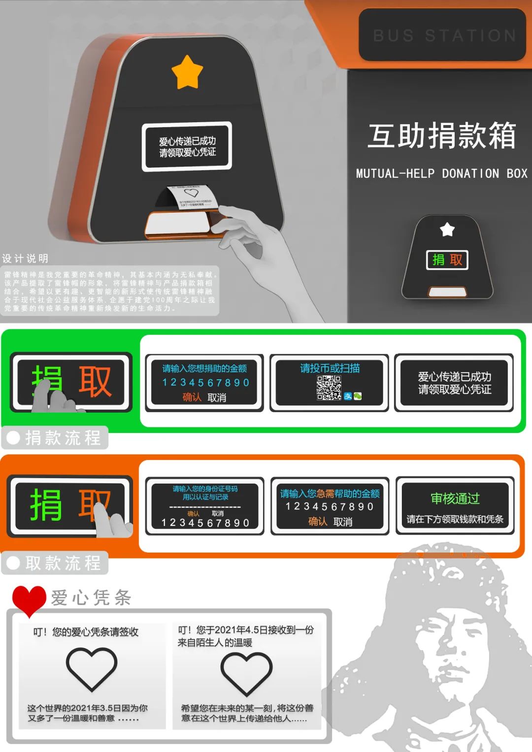 雷锋-互助捐款箱 意昂4注册 工业设计182班 吕希希 18302302947.jpg